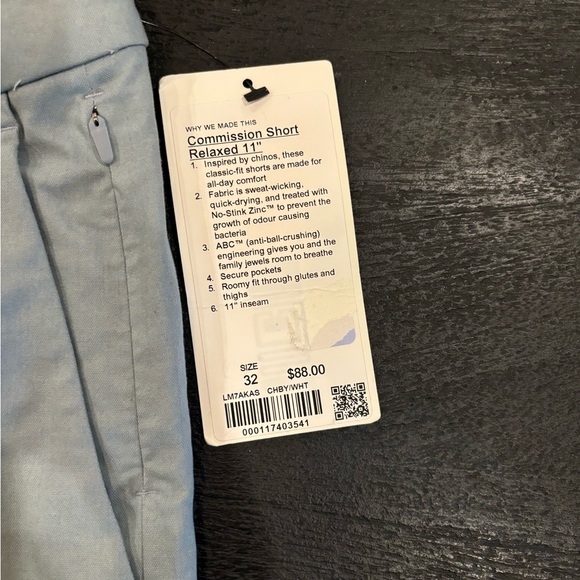 Lululemon Commission Short Relaxed 11” NWT - Picture 3 of 7